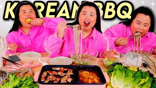 KOREAN BBQ  RAMEN MUKBANG 먹방 EATING SHOW COOKING  EATING  KOREAN COLD NOODLES  SHRIMP [upl. by Button161]