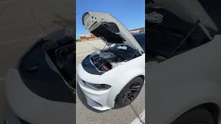 HELLCAT CORSA CARBON FIBER INTAKE WHINE srt corsa hellcat cars dodge shorts [upl. by Flossie859]