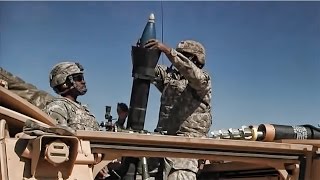 M106A3 Mortar Carrier amp Crew In Action [upl. by Goeger]