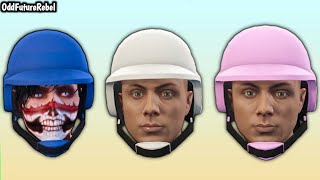 UPDATED WAY TO GET COLORED BULLETPROOF HELMETS ON ANY SAVED OUTFIT GLITCH GTA 5 ONLINE [upl. by Longo]