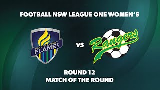 League One Womens Round 12 South Coast Flame FC v Mt Druitt Town Rangers [upl. by Oregolac]