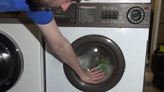 Hotpoint 9511  test wash [upl. by Leahcimnhoj]