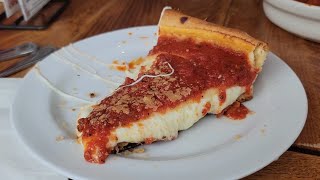 Giordanos Chicago Style Deep Dish Pizza 🍕 Las Vegas 2023 Party of 5 How much did we spend 🤔 [upl. by Eirovi539]