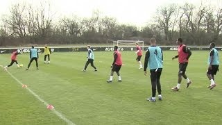 How to pass your way through defensive lines  Football tactics  Nike Academy [upl. by Pulchia827]