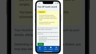 How to see your GP record on the NHS App  NHS nhs nhsapp [upl. by Ileray]