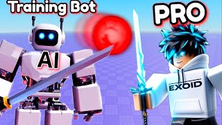 Blade Ball NEW AI Training BOT Game mode Roblox [upl. by Quint]