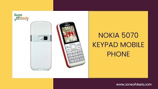 🎉 BUY NOW Nokia 5070 Keypad Mobile Refurbished  ZoneofDeals 📱 [upl. by Rilda]