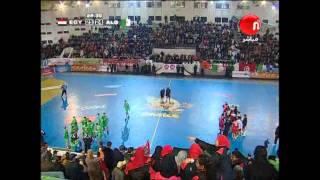 Egypt 2526 Algeria 1912012 HandBall Caf cup مصر والجزائر لليد [upl. by Htesil]