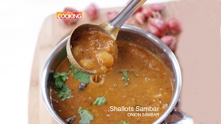 Shallots Sambar  Onion Sambar  Veg Gravy  Veg Sidedish  Samabar for rice idli dosa [upl. by Canotas]