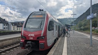 Treinen op station Cochemmosel [upl. by Shornick]