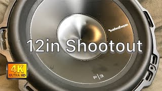 Rockford Fosgate P3D412 review 12in shootout [upl. by Beeck]