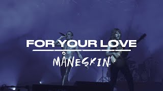 Måneskin  For Your Love Live at the O2 London with CC [upl. by Aloivaf771]