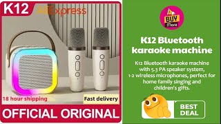 K12 Bluetooth Karaoke Machine [upl. by Gylys575]