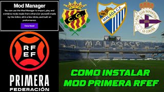 CÓMO INSTALAR GRATIS MOD 1ª RFEF EA FC 24  TUTORIAL DE INSTALACIÓN  LINK DESCARGA  MODS EA FC 24 [upl. by Etam]