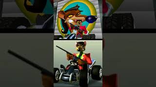 Pinstripe Potoroo cutscenes from the original Crash Team Racing crashbandicoot gaming retro [upl. by Anig]