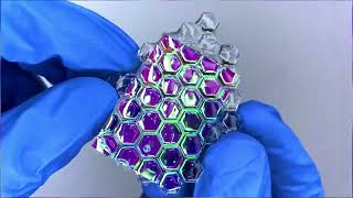 Holographic Hexagon A UV Resin DIY Tutorial art diy craft [upl. by Thoer]