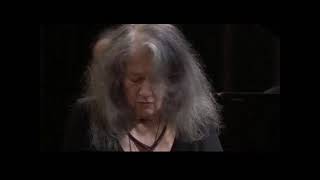 Martha Argerich JS Bach Gavotte de la suite anglaise No3 [upl. by Tnomel64]