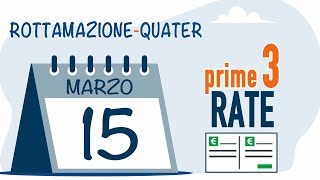 Definizione agevolata entro il 15 marzo 2024 le prime tre rate [upl. by Daiz]