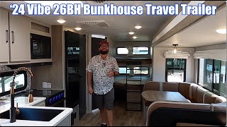 2024 Forest River Vive 26BH Bunkhouse Travel Trailer [upl. by Orfield740]