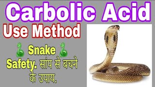 Snake Safety  Carbolic Acid  Use Method  🐍 Snake 🐍 Safety सांप से बचने के उपाय [upl. by Engle]