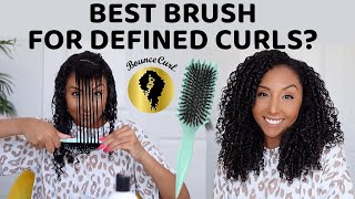 NEW VIRAL Bounce Curl Brush Is It The Best Brush For Defined Curls  BiancaReneeToday [upl. by Hollerman617]