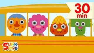 The Wheels On The Bus  featuring Noodle amp Pals   More Kids Songs from Super Simple Songs [upl. by Ellenohs]