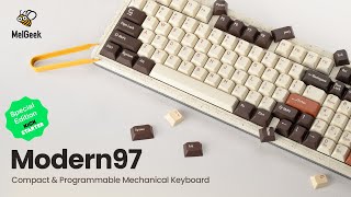 Modern97 Compact amp Programmable Mechanical Keyboard For Productivity amp Fun [upl. by Helbonia]