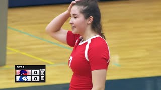 Girls High School Volleyball Armstrong vs Hopkins Section 6AAA [upl. by Bria]