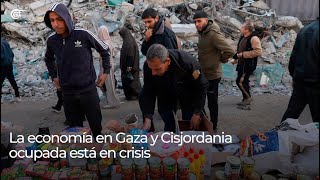 La economía en Gaza y Cisjordania ocupada está en crisis [upl. by Nedry]