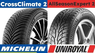 Michelin CrossClimate 2 vs Uniroyal AllSeasonExpert 2 [upl. by Htederem593]