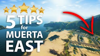 5 TIPS for MUERTA EAST  Jurassic World Evolution sandbox [upl. by Putnem]