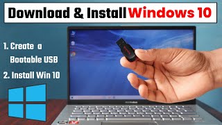 How to Install Windows 10 from USB ⚡ Windows 10 Installation Step by Step 2024 [upl. by Theurer]