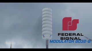 Federal Signal Modulator II 8032B  3 Min weekly Wail test  Lankston WA  Dayton County Roblox [upl. by Inalaek274]