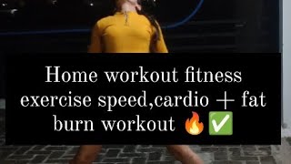 homeworkout fitness fitnessmotivation fitindiagirl sportsgirl cardio speed fatburnworkout [upl. by Avron]