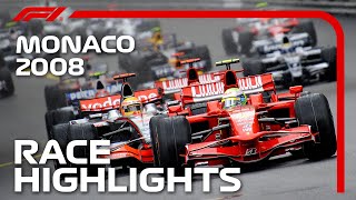 Race Highlights  2008 Monaco Grand Prix [upl. by Errecart]