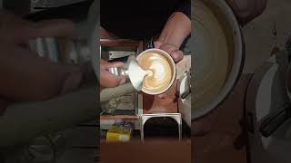 H50 Latte Art  pola teknik dasar [upl. by Chita]