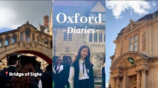 Oxford vlog First week 🌳 accommodation tour new chapter matriculation🎓 college library🧸 [upl. by Fugazy]