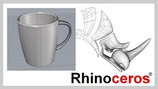 Rhino tutorial軟件教學 09 杯子 [upl. by Milla557]