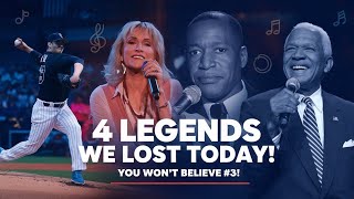 4 American Icons Who Died TODAY [upl. by Neeron928]