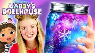 Snow Storms amp Rainbows Make Weather in a JAR 🌨️🫙  GABBYS DOLLHOUSE [upl. by Cinomod680]