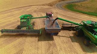 Palouse Wheat Harvest [upl. by Nelle364]