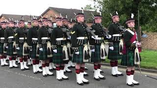 The Linlithgow Marches 2019  The Royal Regiment of Scotland  Part 12 4KUHD [upl. by Gilud964]