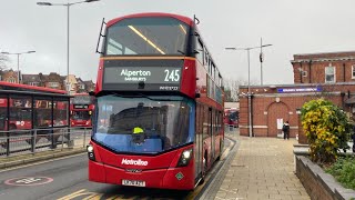 Metroline Bus Route 245WHD2723LK70 AZT Alperton → Golders Green [upl. by Naryk175]