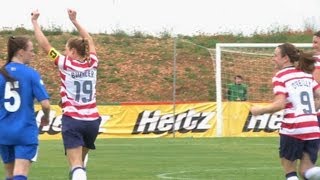 WNT Goals at the Algarve Cup 9 for 9 [upl. by Tirzah]