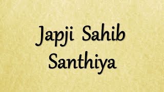 Japji Sahib Santhiya  Bhai Jarnail Singh Damdami Taksal  Read Along  Learn Gurbani [upl. by Glyn544]