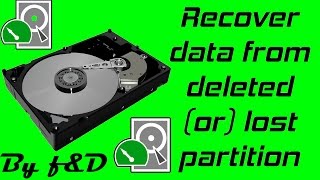 How to recover data from deleted or lost partition by using TESTDISK 2016 [upl. by Zaccaria]