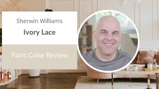 Sherwin Williams Ivory Lace Paint Color Review [upl. by Odlanyar]