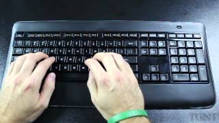 Logitech Wireless Keyboard K800 Review [upl. by Eiliah]