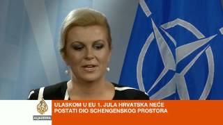 Kolinda Grabar Kitarović o ulasku Hrvatske u EU [upl. by Hazen]