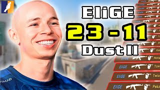 Highlight POV EliGE  ALL PEEK 2311  Dust II  CS2 FACEIT  Jul 2 2024 [upl. by Vidovik735]